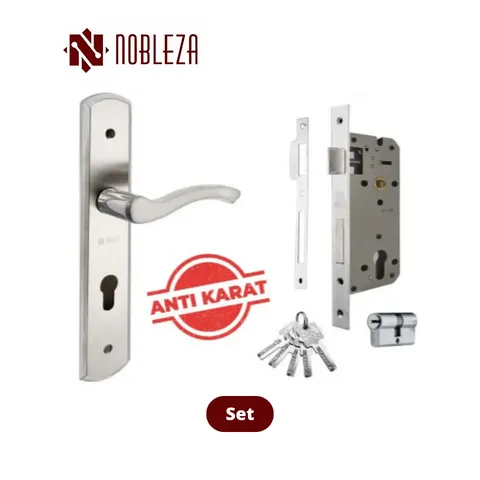 Nobleza Door Handle Stainless Halley SS