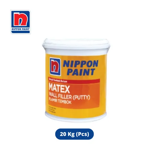 Nippon Paint Matex Putty Wall Filler 20 Kg 002-Super White - Surabaya