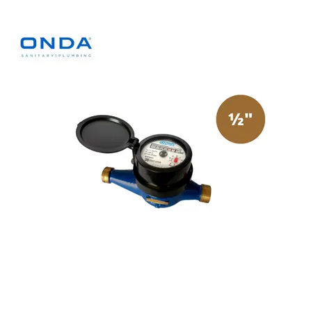 Onda Water Meter Brass Meteran Air 1/2" Pcs - Surabaya