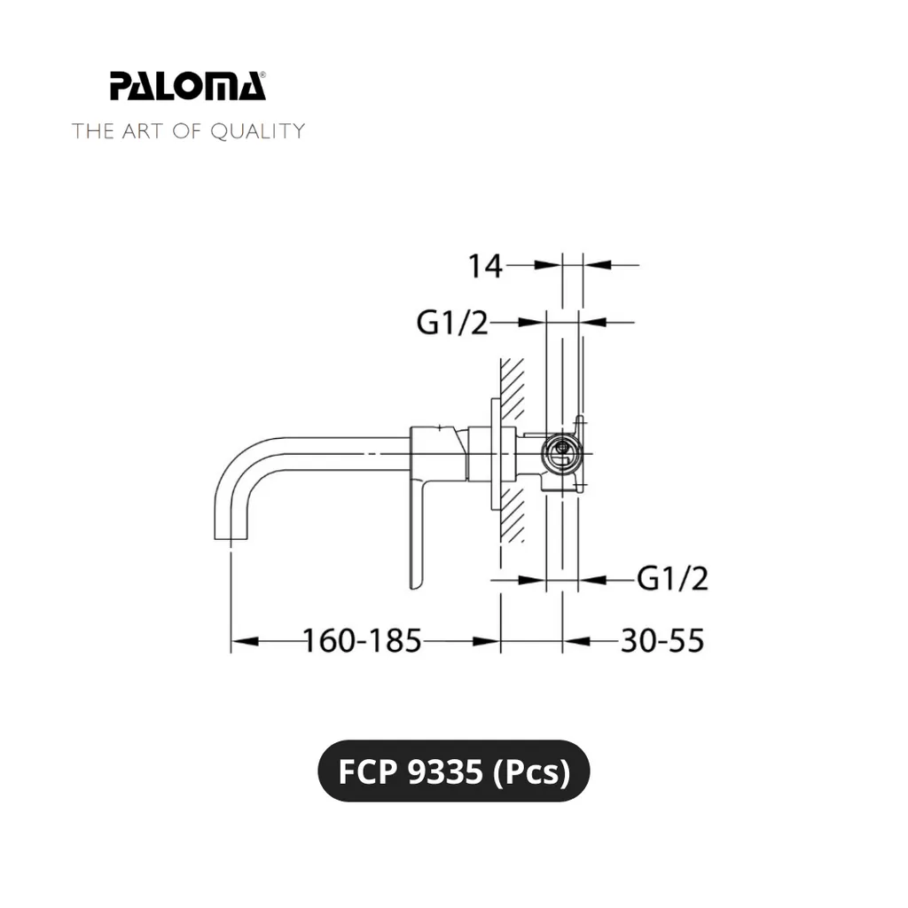 Paloma FCP 9335 Kran Wastafel Pcs - Surabaya
