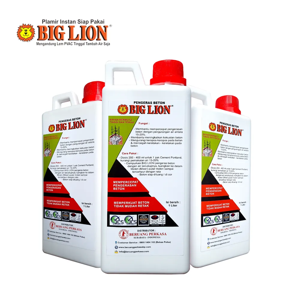 Big Lion Pengeras Beton 1 Kg - Surabaya