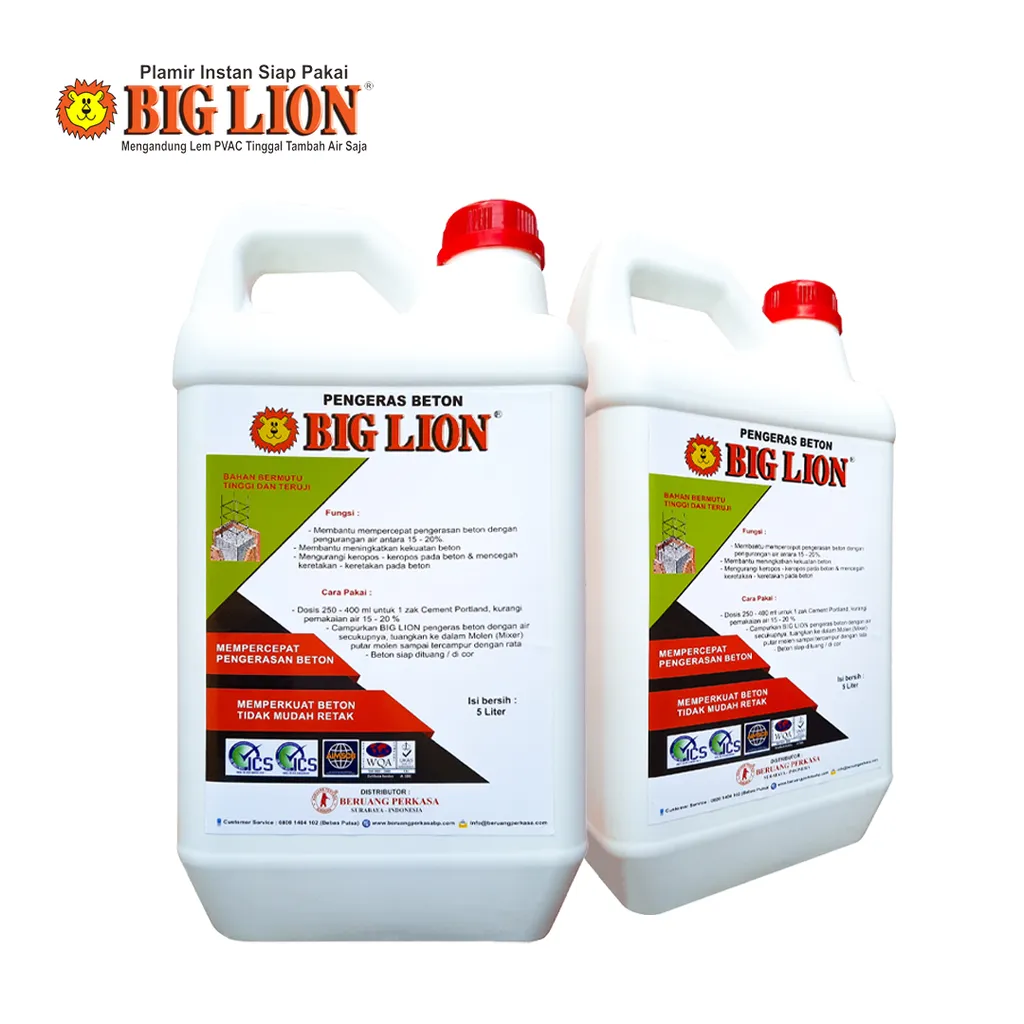 Big Lion Pengeras Beton 1 Kg - Surabaya