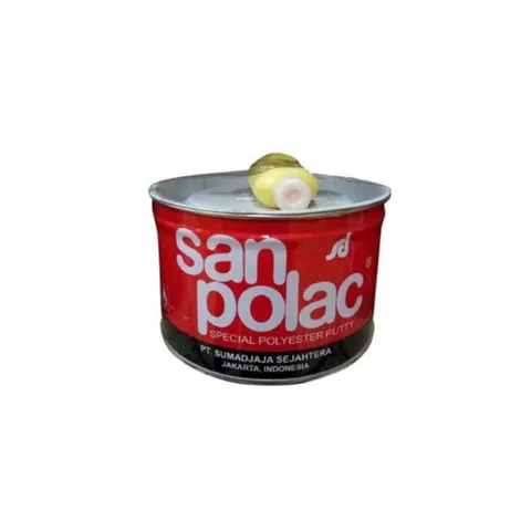 San Polac Polyester Putty 1 Kg Putih - Sumber Laris