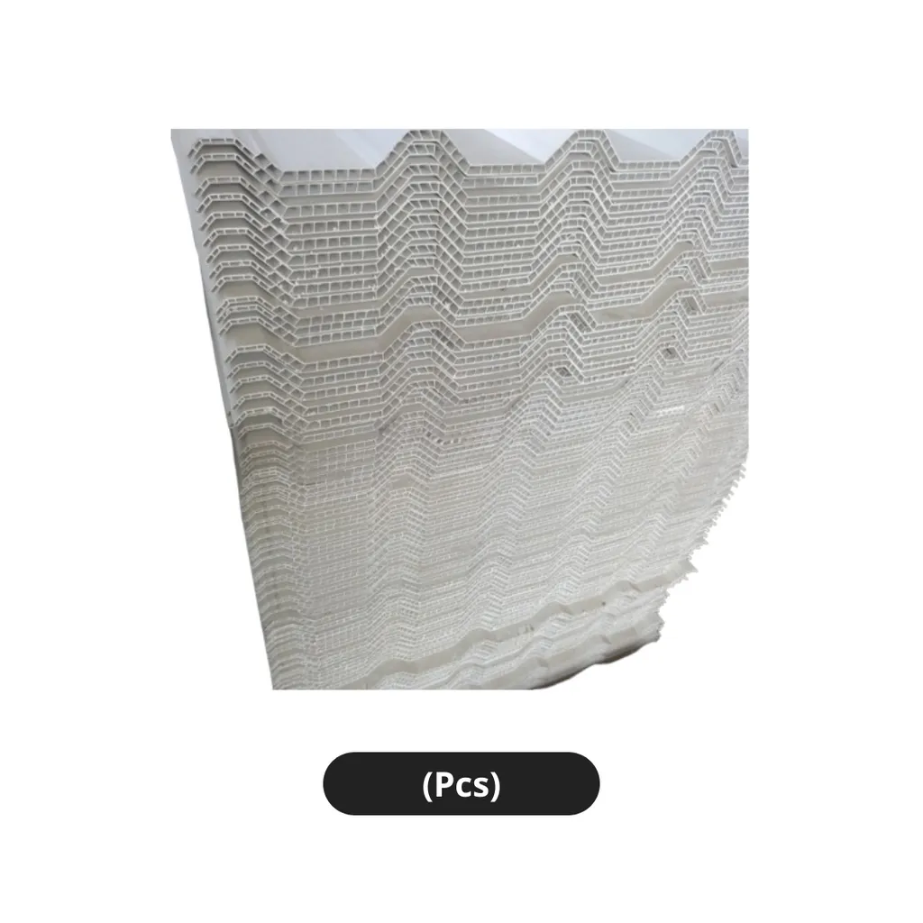 Atap UPVC Double Layer Pottaroof Putih 4 m - Murya Agung