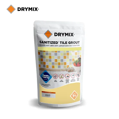 Drymix Tile Grout 1 Kg G06 Sky Blue - Mitra Bangun Mortar
