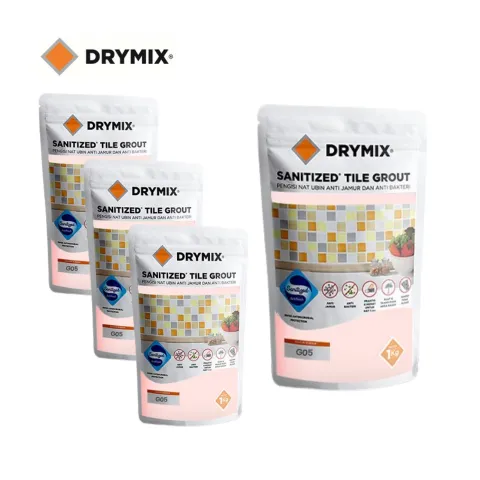 Drymix Tile Grout 1 Kg G04 Soft Mint - Mitra Bangun Mortar