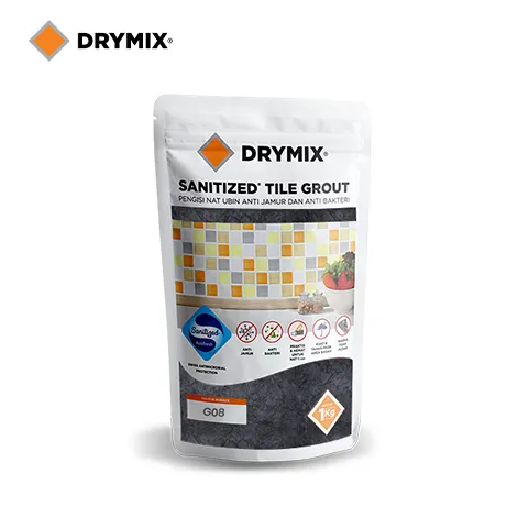 Drymix Tile Grout 1 Kg G08 Black Stone - Mitra Bangun Mortar