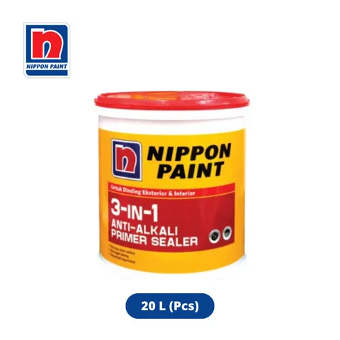 Nippon Paint 3in1 Anti Alkali Primer Sealer 20 L White - Surabaya