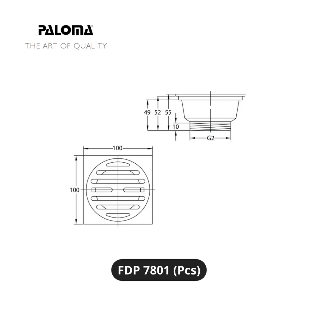 Paloma FDP 7801 Floor Drain Pcs - Surabaya