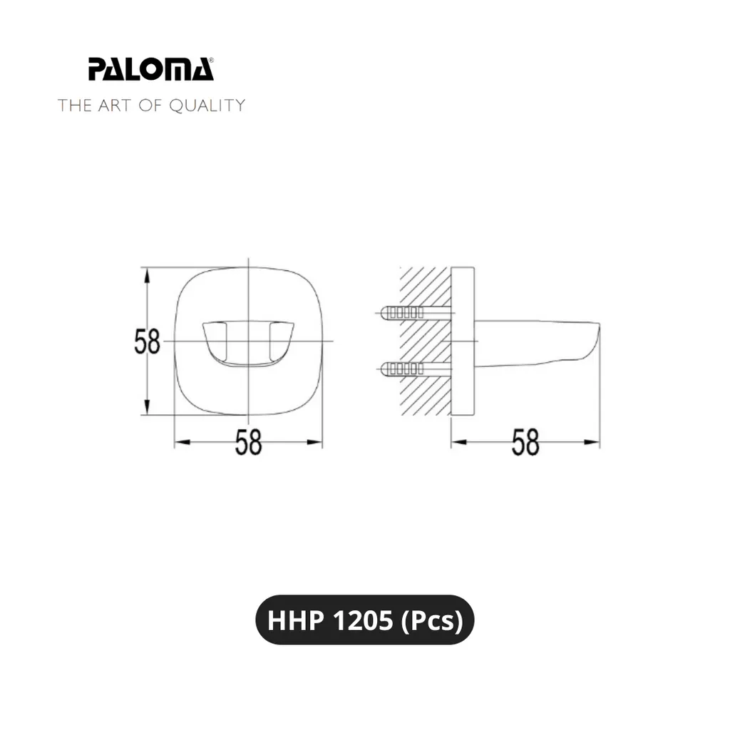 Paloma HHP 1205 Holder Hand Shower Pcs - Surabaya