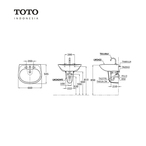 TOTO LW 242 J / LW 242 HFJ