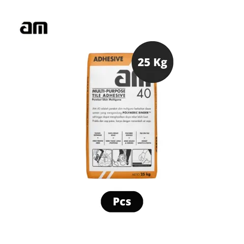 AM 40 Tile Adhesive Perekat Ubin Multiguna 25 Kg Sak - Sari Bumi Bangunan