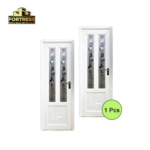 Fortress UPVC RC 3 Flowers 90 cm x 230 cm x 5 cm - Surabaya