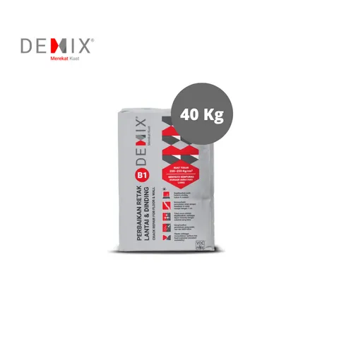 Demix B1 Perbaikan Retak Lantai & Dinding 40 Kg Sak - Surabaya