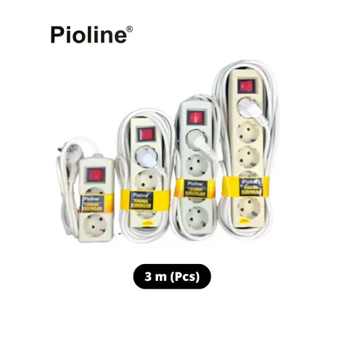 Pioline Stop Kontak 3 m 4 Lubang - Bintang Jaya