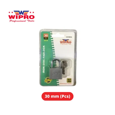 Wipro Gembok Iron Disk Padlock 30 mm - Surabaya