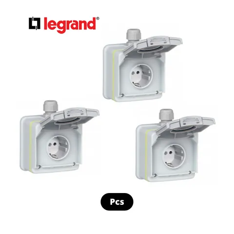 Legrand Greenup EV Socket Plastic 98 x 98 x 70 mm - Surabaya