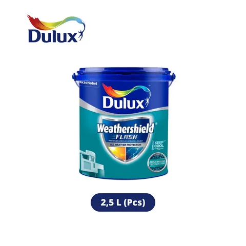 Dulux Weathershield Flash 2,5 L Country White - Surabaya