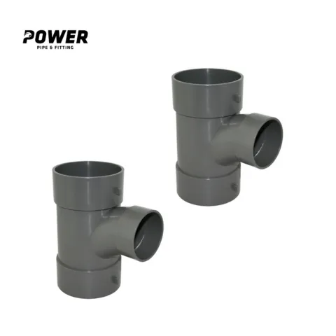 Power Fitting Pipa uPVC Large Radius Tee AW