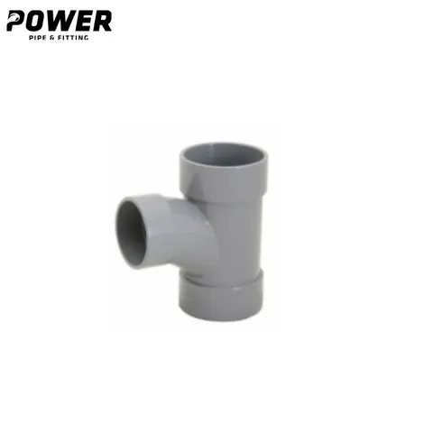 Power Fitting Pipa uPVC Large Radius Tee AW