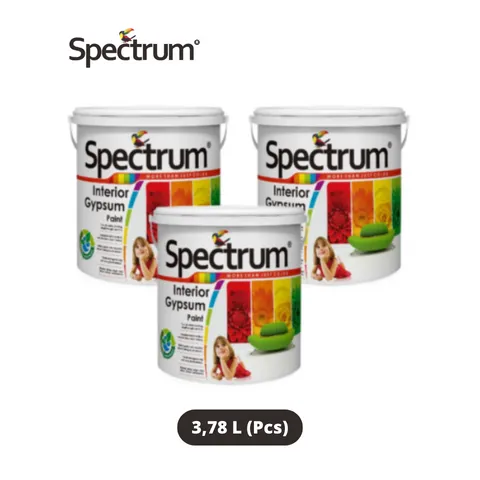 Spectrum Gypsum & Ceiling Paint 18,9 Liter Putih - Surabaya