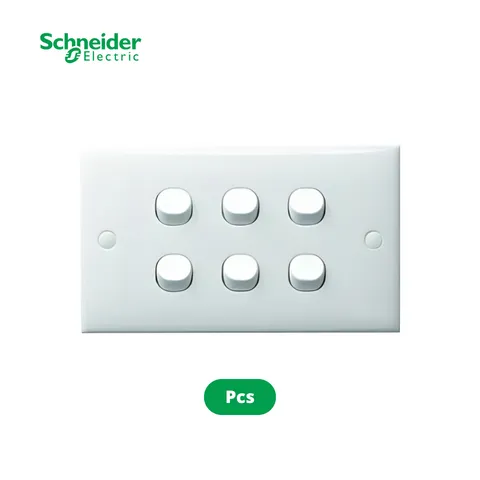 Schneider Clipsal Classic Saklar 6 Gang Pcs - Surabaya