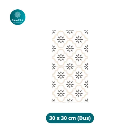Saafia Keramik Azka Bianco White 40x40