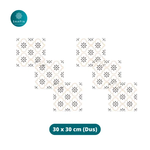 Saafia Keramik Azka Bianco White 40x40