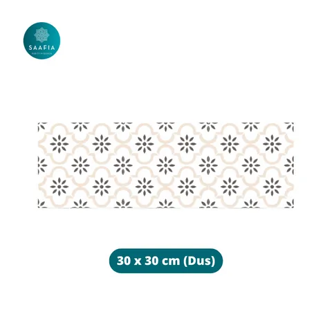 Saafia Keramik Azka Bianco White 40x40