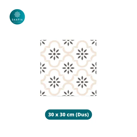Saafia Keramik Azka Bianco White 40x40