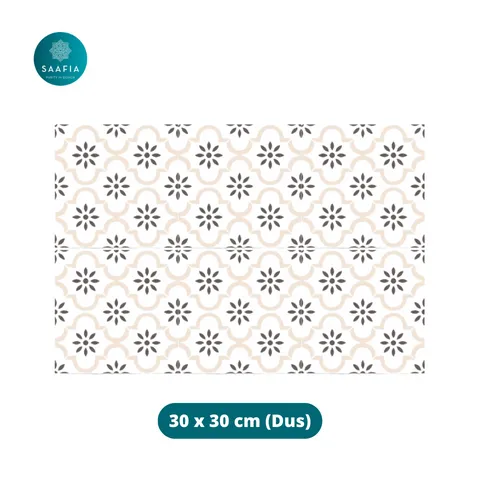 Saafia Keramik Azka Bianco White 40x40