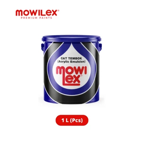 Mowilex Emulsion Cat Tembok 2,5 Liter E-100 Putih - Sinar Kota Jaya