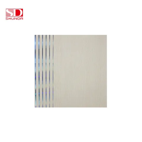 Shunda Plafon Modern Linears Ivory Wood Lembar - Surabaya