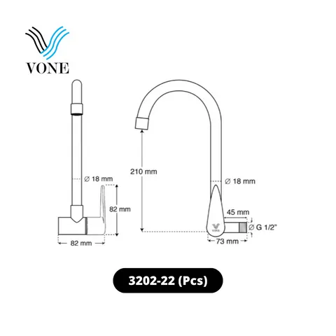 Vone Kran Angsa 3202-22 Pcs - Surabaya