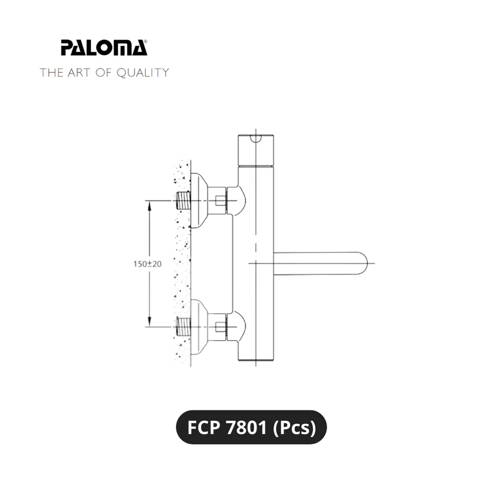 Paloma FCP 7801 Kran Shower Bathtub