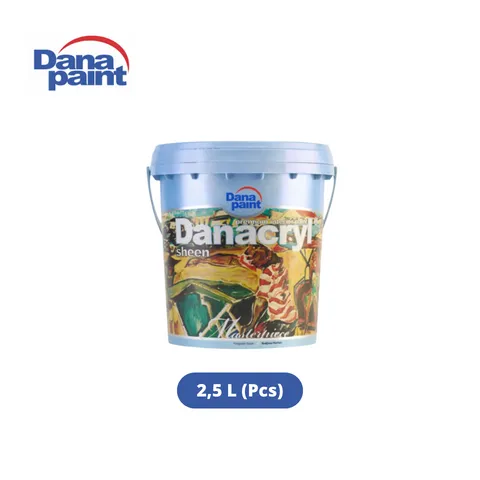 Dana Paint Danacryl Sheen 2,5 L Brilliant White - Surabaya