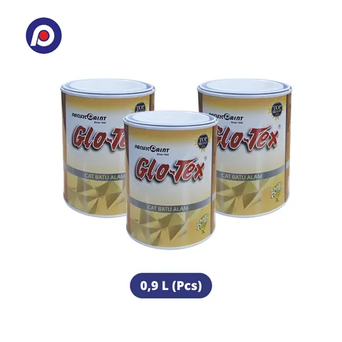 Pacific Paint Glotex Coating Batu Alam 0,9 Liter Clear Gloss - Ganesha
