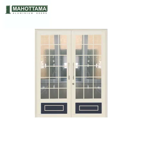 Mahottama Mas31 Dark Grey Ivory - Pintu Aluminium 174 x 215 175 x 215 Cm - Surabaya