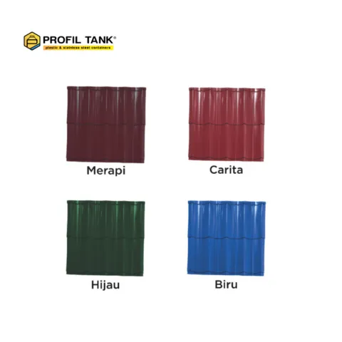 Profil Tank Profile Asia Genteng Besi 1 m x 4 m Merapi - Surabaya