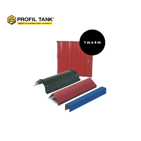 Profil Tank Profile Asia Genteng Besi 1 m x 4 m Carita - Surabaya