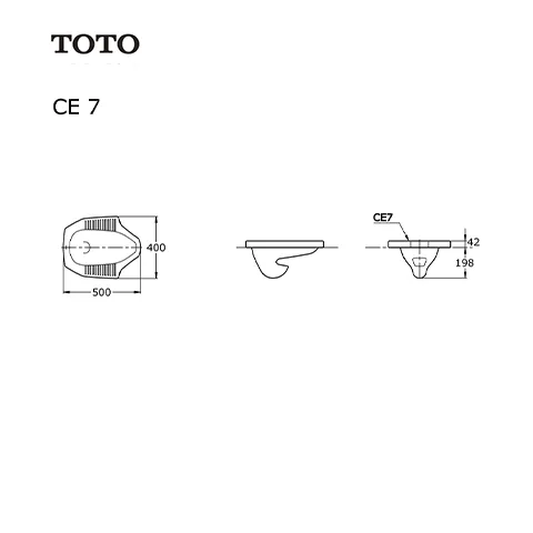 TOTO CE7 Pcs - Sari Bumi Bangunan
