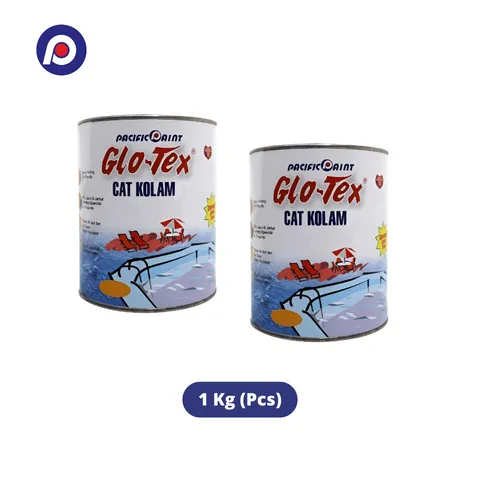 Pacific Paint Glotex Cat Kolam 1 Kg 71037-Light Blue - Surabaya