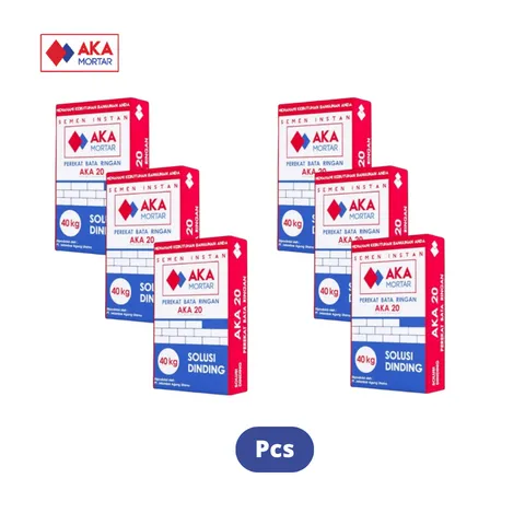 Aka Mortar Aka 20 Perekat Bata Ringan 40 Kg Sak - Surabaya
