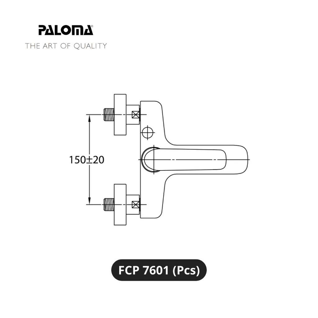 Paloma FCP 7601 Kran Shower Bathtub Pcs - Surabaya