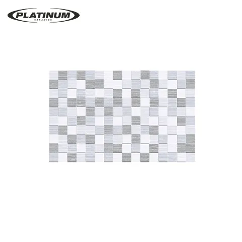 Platinum Keramik Balkan Grey Decor Embossed 25 Cm x 40 Cm - Surabaya