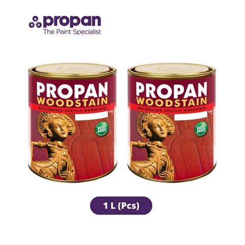 Propan PWS Woodstain 1 Liter 631 Dark Brown - Sahabat Baru 2