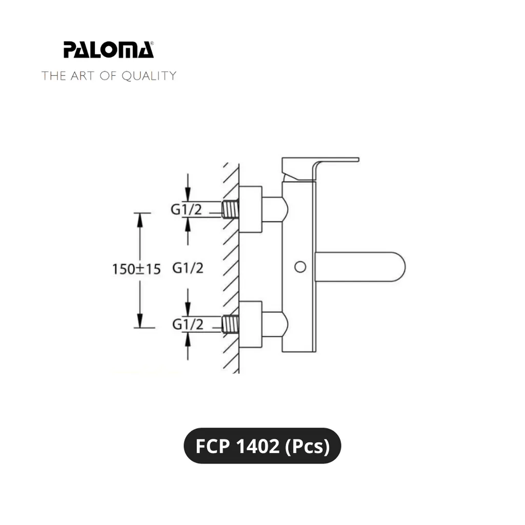 Paloma FCP 1402 Kran Shower Bathtub