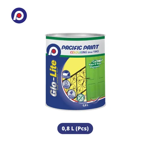 Pacific Paint Glo-Lite Super Synthetic Paint 0,8 Liter 999-Black - Surabaya