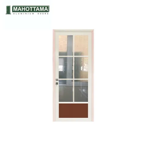 Mahottama Mas32 Brown Ivory - Pintu Aluminium 80 x 200 Cm 80 x 200 Cm Kanan - Surabaya