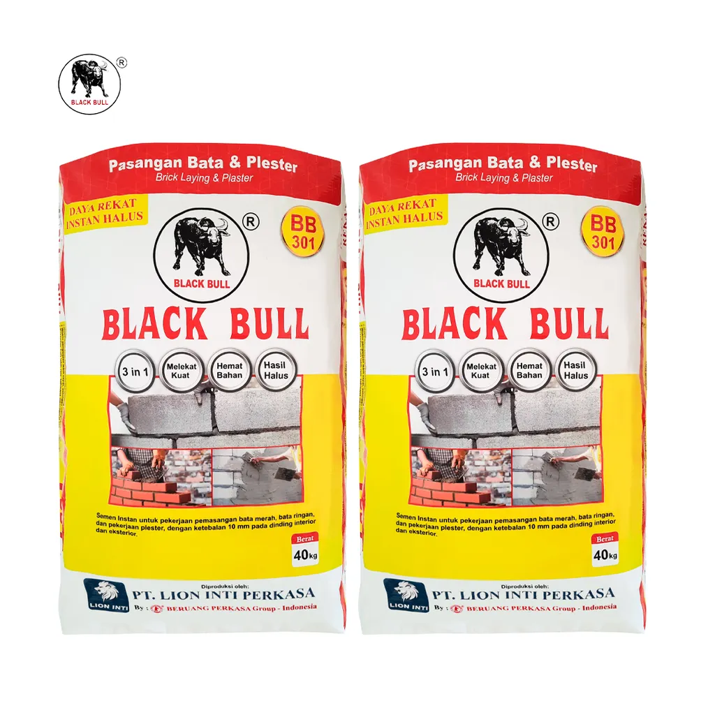 Black Bull Pasangan Bata & Plester 40 Kg - Big Lion